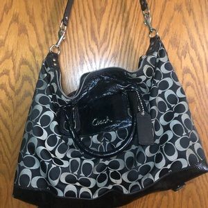 Large Coach shoulder and handbag
